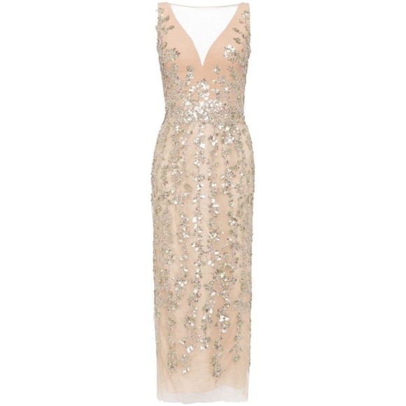 Saiid Kobeisy Tulle Dress Straight Fit Dress - NWT